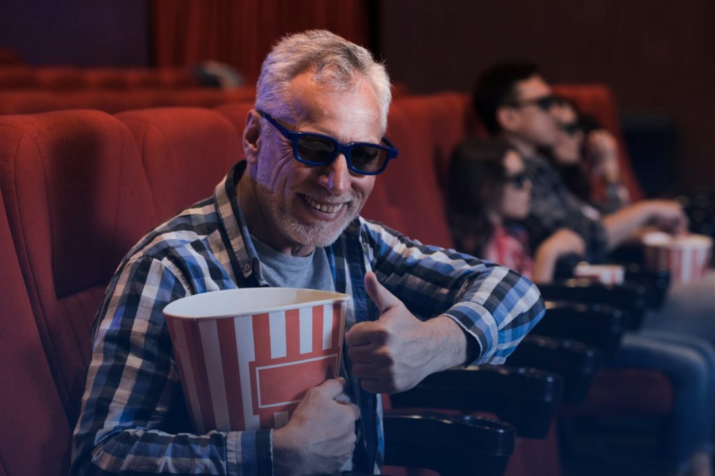sessão de cinema no Palladium para sócio remido