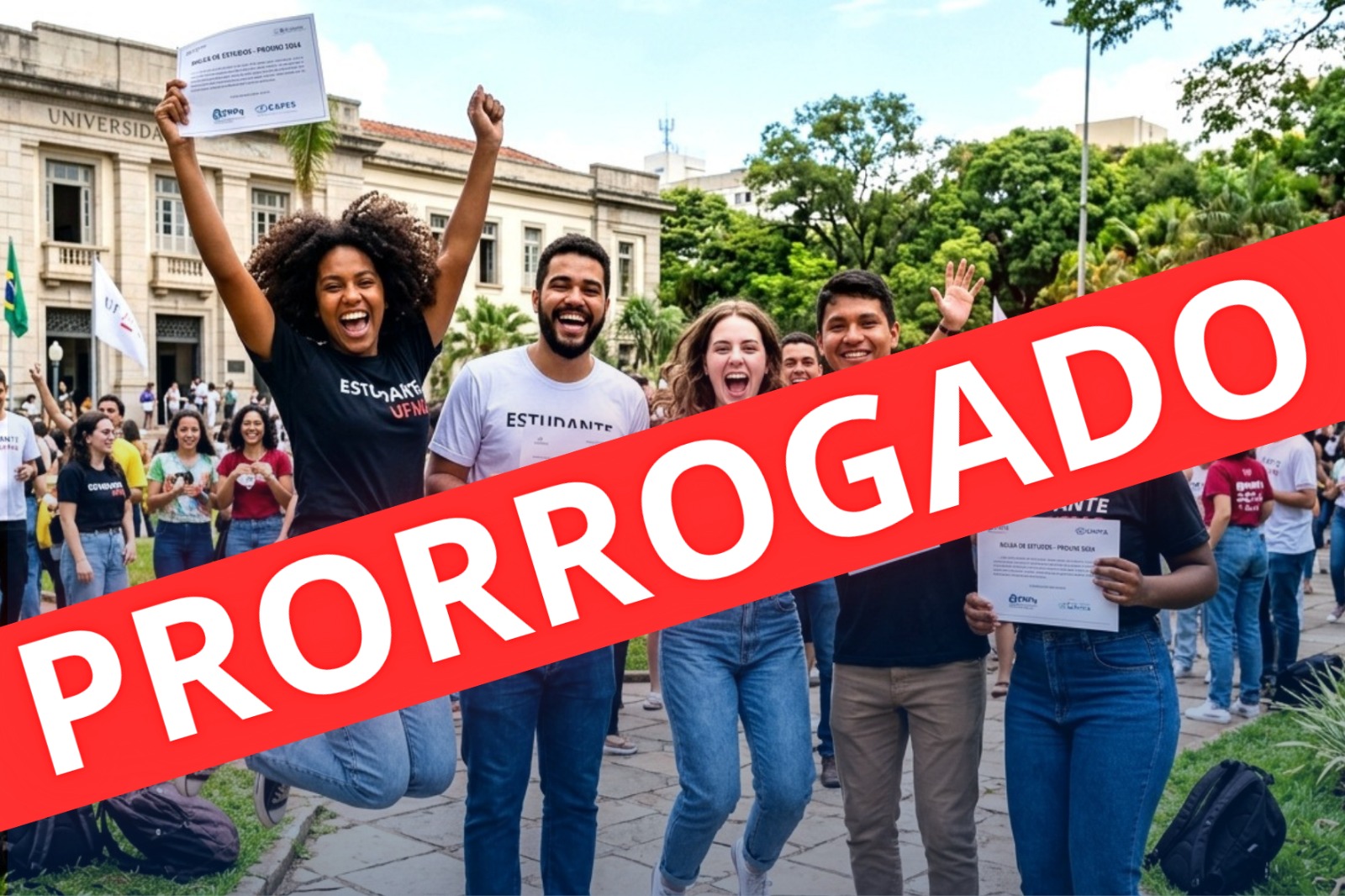 Prazo de solicitação das bolsas de estudo prorrogado